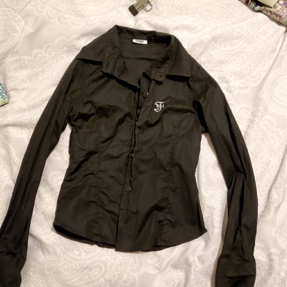 GF girl's button down shirt